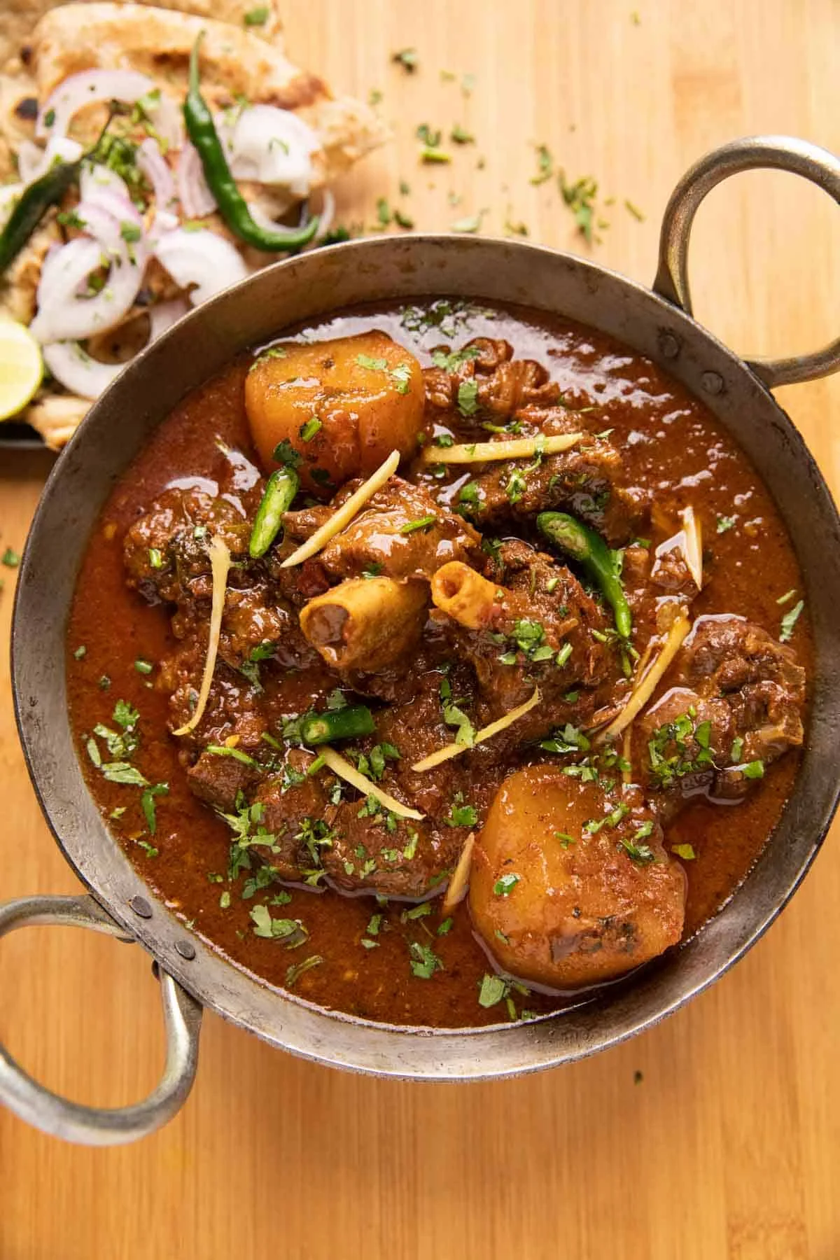 Khasi Manso Jhol - slow-cooked Odia mutton curry