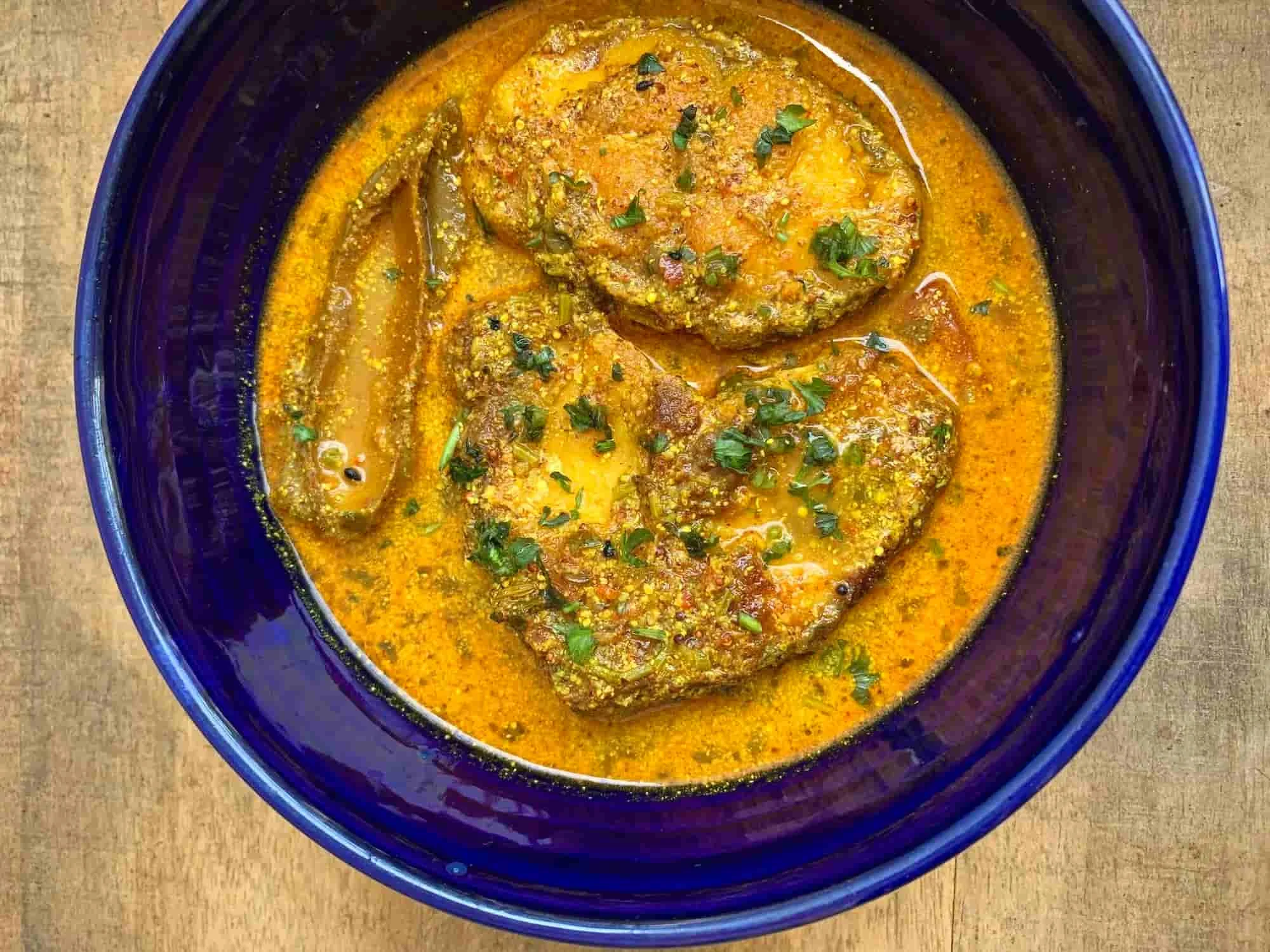 Macha Besara - Odia fish curry with mustard paste