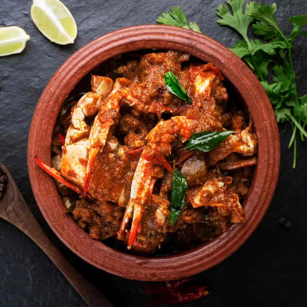 Chilika Crab Curry from the famous Chilika Lake